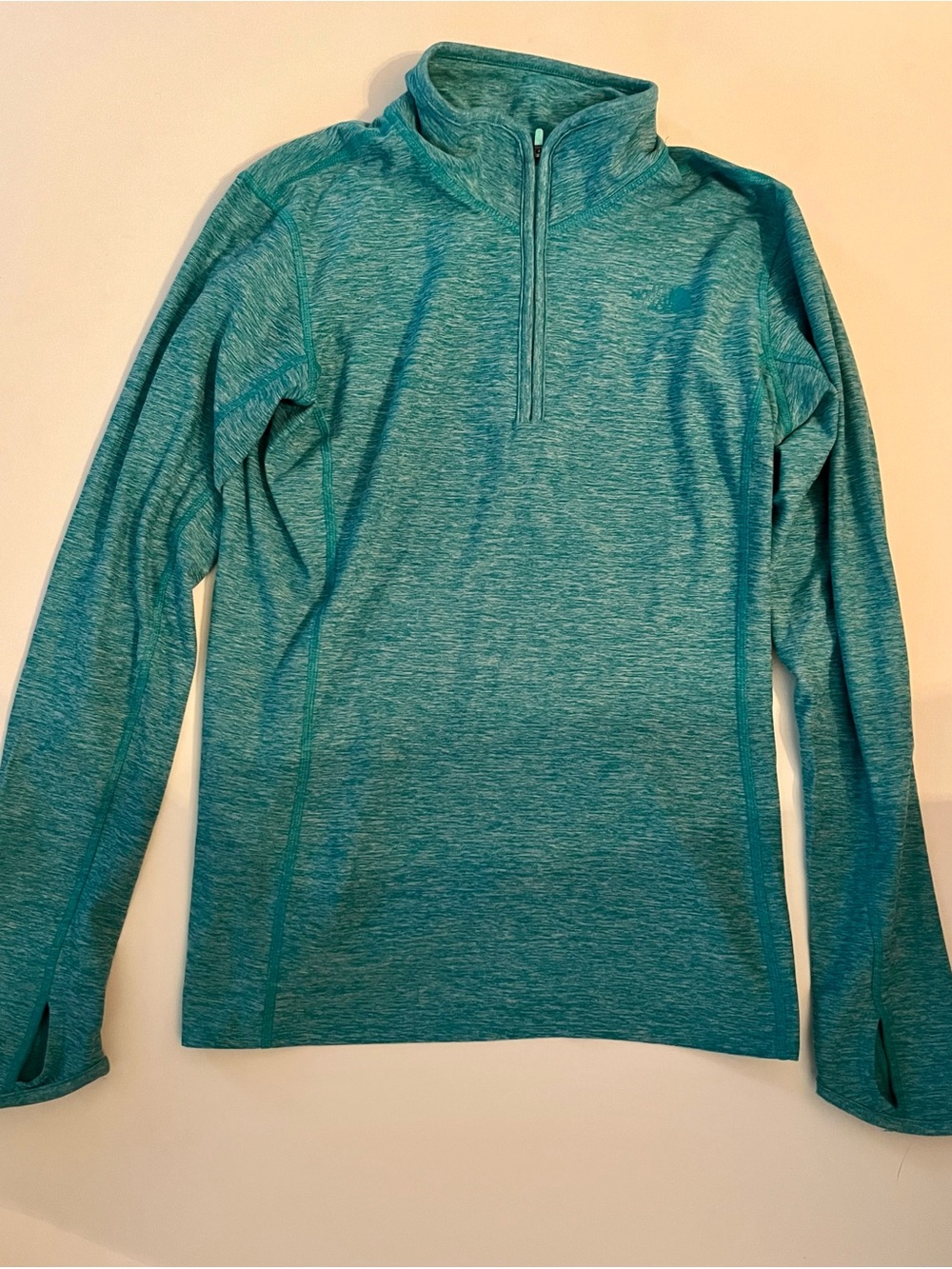 Teal Quarter-Zip Performance Pullover